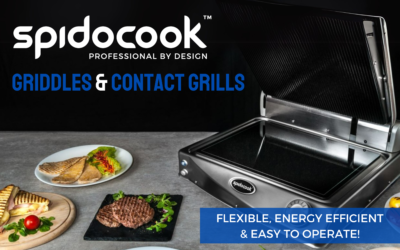 Griddles & Contact Grills from Spidocook – Flexible, Energy Efficient & Easy To Operate